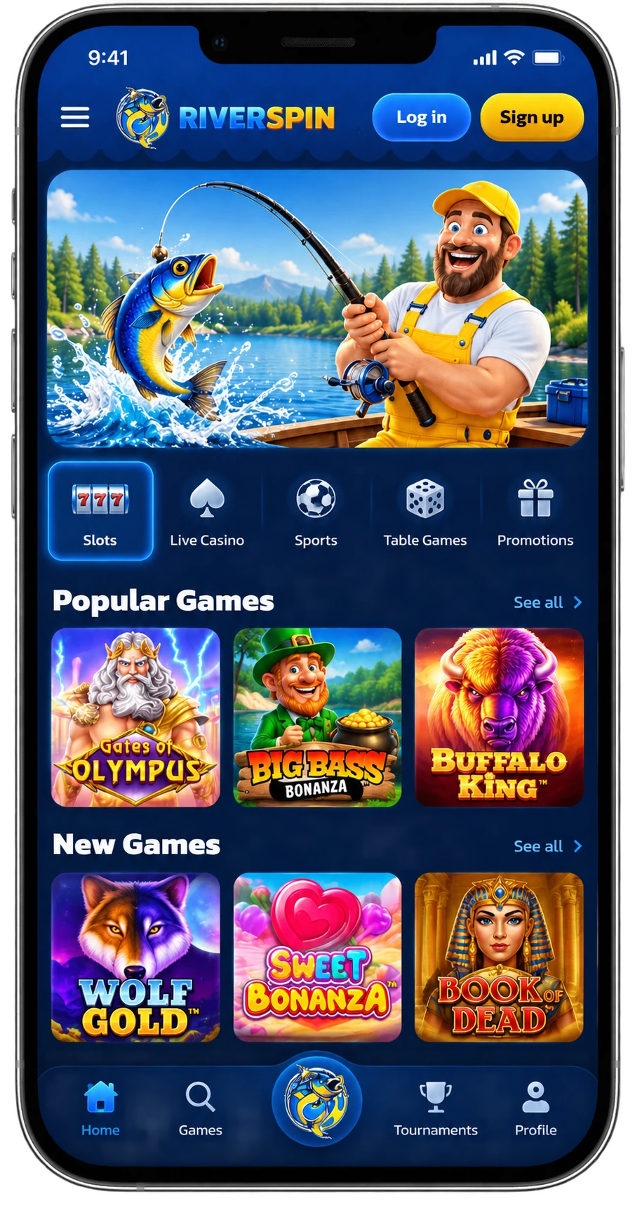 Aplikácia Riverspin Casino